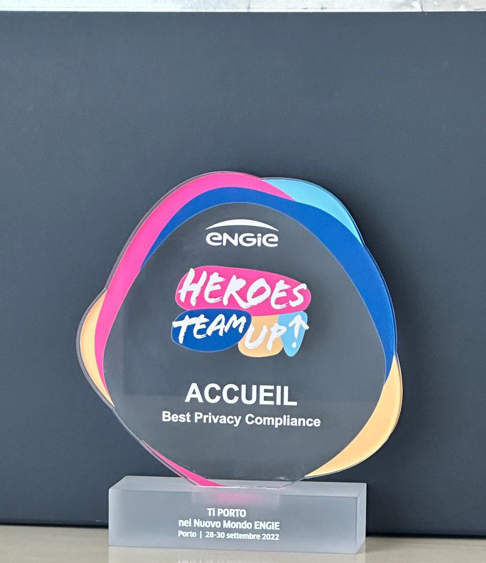 Best Privacy Compliance - 2022 Accueil vince il premio Best Privacy Compliance