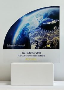 Top Performer TLS Out - Domiciliazione Nette - 2018 Accueil vince il premio Top Performer TLS Out - Domiciliazione Nette